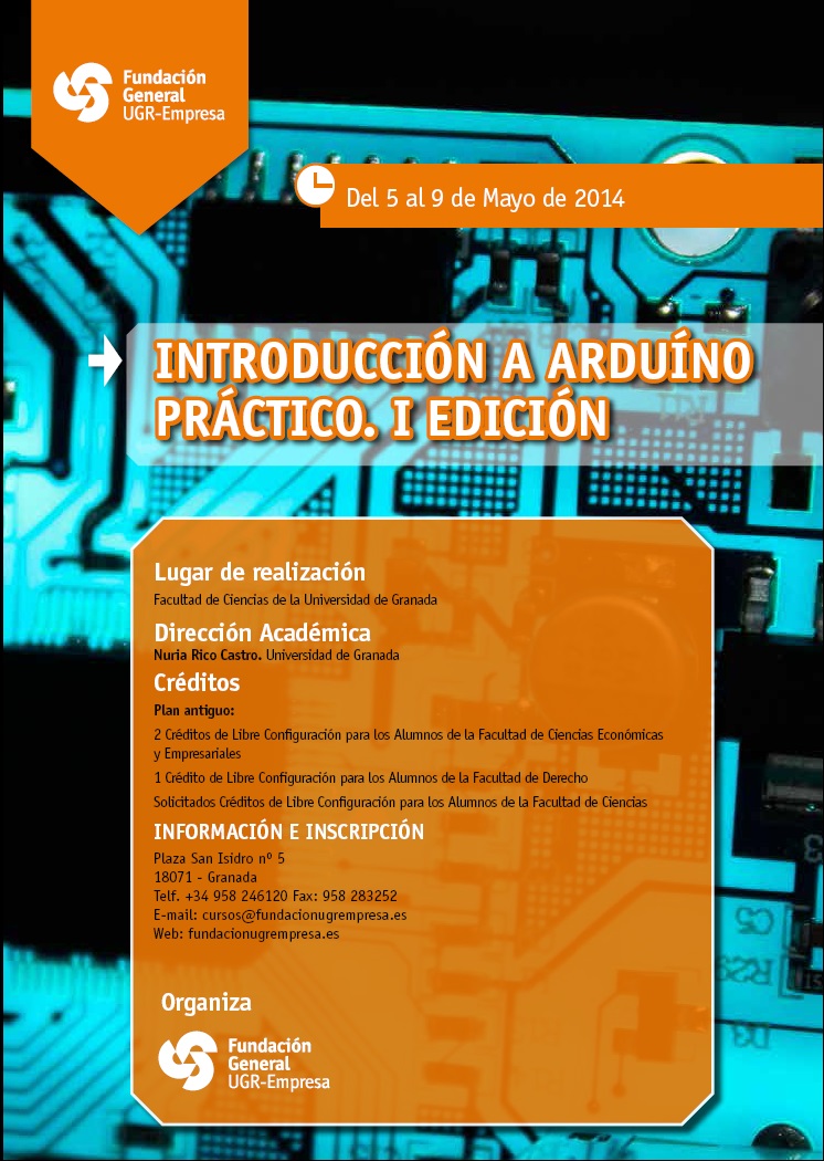 Curso presencial de Arduino Práctico en Granada